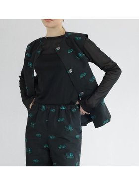 【ラシュッド/LASUD】のトリコットシフォンシアーメロウトップス 人気、トレンドファッション・服の通販 founy(ファニー) ファッション Fashion レディースファッション Fashion for Women トップス・カットソー Cut & Sew Tops カーディガン Cardigan, Knitwear シフォン Chiffon, Lightweight Fabric ジャケット Jacket, Outerwear ビンテージ Vintage, Retro Style エレガント 上品 Elegant |ID:prp329100004783411