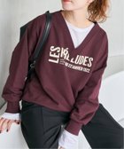 【スピック&スパン/Spick & Span】の《追加2》La Hutte / ラ ユット 別注Vネックスウェット* ボルドー|ID: prp329100004783487 ipo3291000000034715172