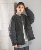 【スタディオ クリップ/studio CLIP】の【マシンウォッシャブル】ノーカラー切り替えボアブルゾン 人気、トレンドファッション・服の通販 founy(ファニー) ファッション Fashion レディースファッション Fashion for Women アウター Coat / Outerwear Collection ブルゾンジャケット・スポーティアウター Blouson Jackets ストレート Straight, Straight Cut タフタ Taffeta, Structured Fabric デニム Denim, Jeans Material バランス Balance, Style Balance ブルゾン Blouson, Bomber Jacket 洗える Machine Washable thumbnail チャコール18|ID: prp329100004783612 ipo3291000000034914918