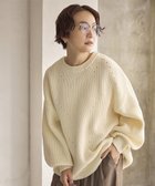 【スタディオ クリップ/studio CLIP】の7ゲージふわかる畦編みニット オフホワイト11|ID: prp329100004783615 ipo3291000000034794019