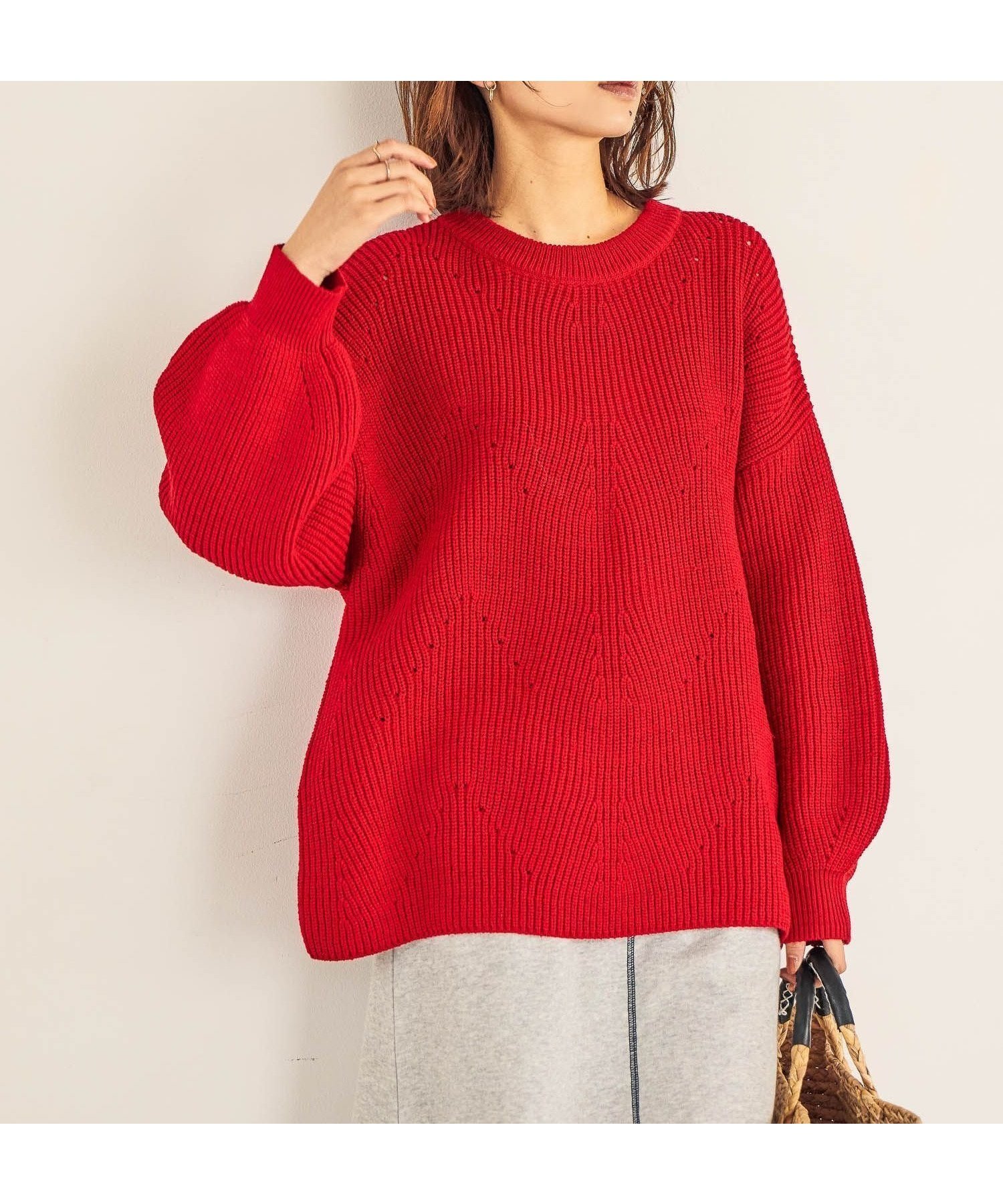 【スタディオ クリップ/studio CLIP】の7ゲージふわかる畦編みニット インテリア・キッズ・メンズ・レディースファッション・服の通販 founy(ファニー) ファッション Fashion レディースファッション Fashion for Women トップス・カットソー Cut & Sew Tops ニット Knit Tops & Sweaters 畦編みニット・テクスチャードトップス Ribbed Knit Sweaters / Textured Knit Tops おすすめ Recommended / Our Picks インナー Innerwear カットソー Cut and Sewn Top シンプル Simple, Minimal タートル Turtleneck, Turtle Collar 今季 This Season, Current Season 畦 Ribbed Knit A/W・秋冬 Autumn/Winter レッド30|ID: prp329100004783615 ipo3291000000034794020
