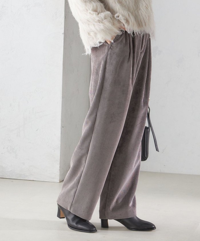 【シップス フォー ウィメン/SHIPS】の洗濯機可能 コーデュロイ 2タック パンツ インテリア・キッズ・メンズ・レディースファッション・服の通販 founy(ファニー) https://founy.com/ ファッション Fashion レディースファッション Fashion for Women パンツ Pants & Trousers ギャザー Gathered, Ruffled コーデュロイ Corduroy, Cord Fabric ポケット Pocket, Pocket Detail ミドル Middle Length, Mid Height A/W・秋冬 Autumn/Winter ビジネス 仕事 通勤 Business / Work / Commuting |ID: prp329100004783628 ipo3291000000034851085