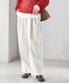 【シップス フォー ウィメン/SHIPS】の洗濯機可能 コーデュロイ 2タック パンツ オフホワイト|ID: prp329100004783628 ipo3291000000034851087