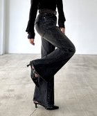 【ページボーイ/PAGEBOY】の【XS~Lサイズ展開】スリムレッグフレアデニム 人気、トレンドファッション・服の通販 founy(ファニー) ファッション Fashion レディースファッション Fashion for Women センター Center, Center Line デニム Denim, Jeans Material トレンド Trend, Trending Now フレア Flare, Flared ポケット Pocket, Pocket Detail thumbnail ブラック09|ID: prp329100004783643 ipo3291000000034790468