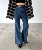 【ページボーイ/PAGEBOY】の【XS~Lサイズ展開】スリムレッグフレアデニム 人気、トレンドファッション・服の通販 founy(ファニー) ファッション Fashion レディースファッション Fashion for Women センター Center, Center Line デニム Denim, Jeans Material トレンド Trend, Trending Now フレア Flare, Flared ポケット Pocket, Pocket Detail thumbnail ケミカルブルー82|ID: prp329100004783643 ipo3291000000034790472