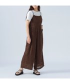 【ビームス ウイメン/BEAMS】のカットジャカート サロペット * Tシャツ(セットアイテム) BROWN|ID: prp329100004783665 ipo3291000000034718337