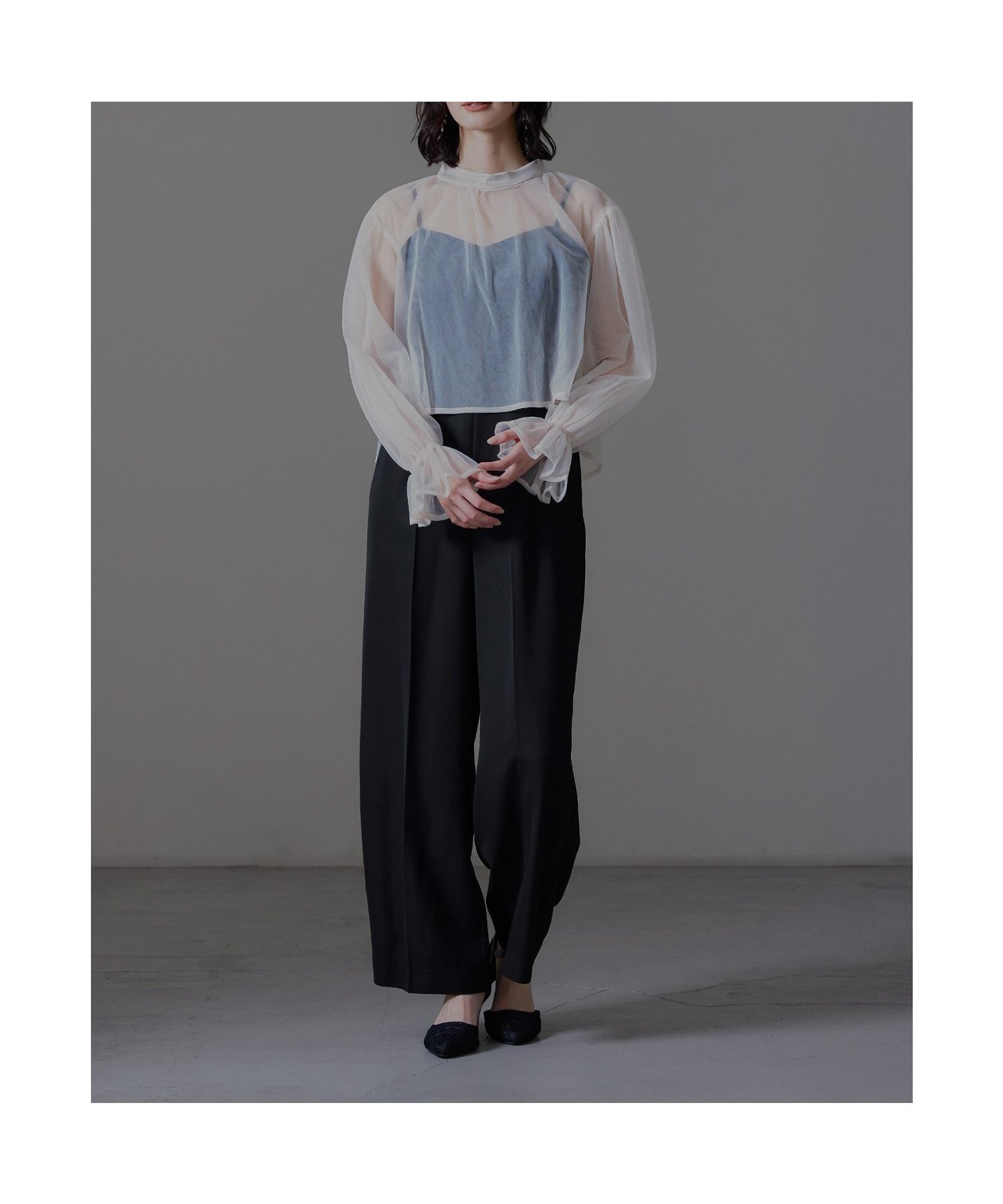 【ビーフラット/bflat】のシアートップスオールインワンドレス 2点セット チュール ブラウス パンツドレス 人気、トレンドファッション・服の通販 founy(ファニー) ファッション Fashion レディースファッション Fashion for Women パンツ Pants & Trousers シアー Sheer, See-Through スリーブ Sleeve, Long Sleeve / Short Sleeve センター Center, Center Line チュール Tulip, Tulip Motif ドレス Dress, One-Piece ボトルネック Bottle Neck, Mock Neck ポケット Pocket, Pocket Detail ワイド Wide, Wide Fit おすすめ Recommended / Our Picks 結婚式 Wedding 披露宴 Wedding Reception 二次会 After Party other-1|ID: prp329100004783667 ipo3291000000034718350