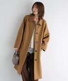 【バビロン/BABYLONE / KIDS】のダブルメルトンステンカラーコート キャメル54|ID: prp329100004783679 ipo3291000000035088657