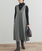 【アーバンリサーチ ドアーズ/URBAN RESEARCH DOORS】のメランジBACKタックフレアジャンスカ グレー|ID: prp329100004783682 ipo3291000000034718803