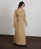 【セレクトモカ/SELECT MOCA】の【Et】サイドスリットラップワンピース 人気、トレンドファッション・服の通販 founy(ファニー) ファッション Fashion レディースファッション Fashion for Women ワンピース Dresses おすすめ Recommended / Our Picks アシンメトリー Asymmetrical Style バランス Balance, Style Balance 洗える Machine Washable thumbnail ベージュ-200|ID: prp329100004783689 ipo3291000000034987092