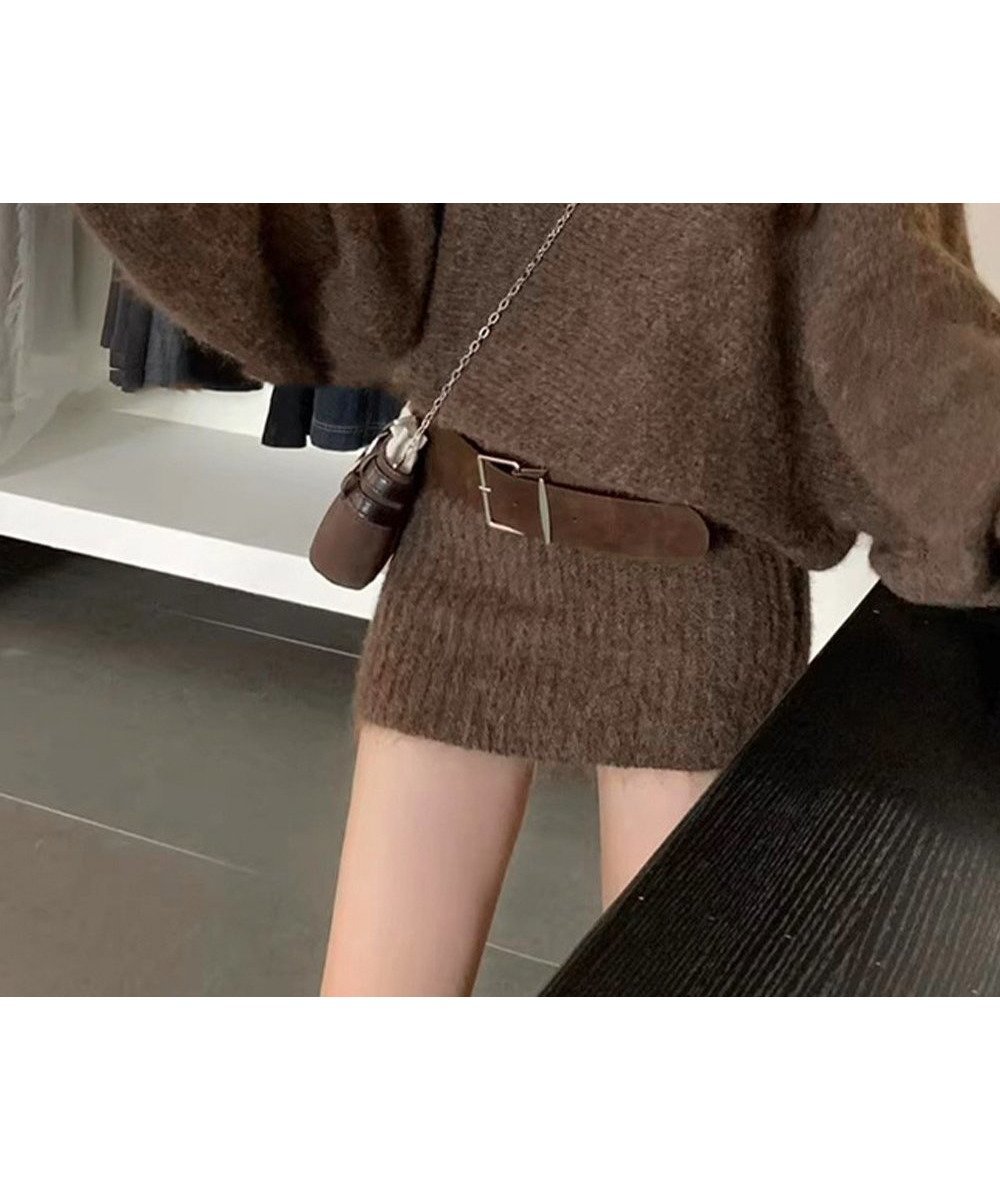 【ミニミニストア/miniministore】のミニニットワンピースウエストマーク韓国風 インテリア・キッズ・メンズ・レディースファッション・服の通販 founy(ファニー) ファッション Fashion レディースファッション Fashion for Women ワンピース Dresses ニットワンピース Knit Dresses アクリル Acrylic Material ショート Short, Short Length スリーブ Sleeve, Long Sleeve / Short Sleeve セットアップ Set-Up, Coordinated Outfit ダウン Down, Puffer 長袖 Long Sleeve, Full Sleeve バランス Balance, Style Balance フェミニン Feminine, Girly ロング Long, Long-Length A/W・秋冬 Autumn/Winter ブラウン|ID: prp329100004783697 ipo3291000000034719091