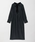 【ビューティ&ユース ユナイテッドアローズ/BEAUTY&YOUTH / UNITED ARROWS】のキュプラブレンド タイリボンワンピース 人気、トレンドファッション・服の通販 founy(ファニー) ファッション Fashion レディースファッション Fashion for Women ワンピース Dresses ヴィンテージ Vintage Style キュプラ Cupro, Eco Fabric クラシカル Classical, Vintage-Inspired スニーカー Sneakers, Trainers フェミニン Feminine, Girly フロント Front, Front Design ペチコート Petticoat, Underskirt ポケット Pocket, Pocket Detail リボン Ribbon, Bow 冬 Winter / This Winter おすすめ Recommended / Our Picks thumbnail BLACK|ID: prp329100004783704 ipo3291000000035091566