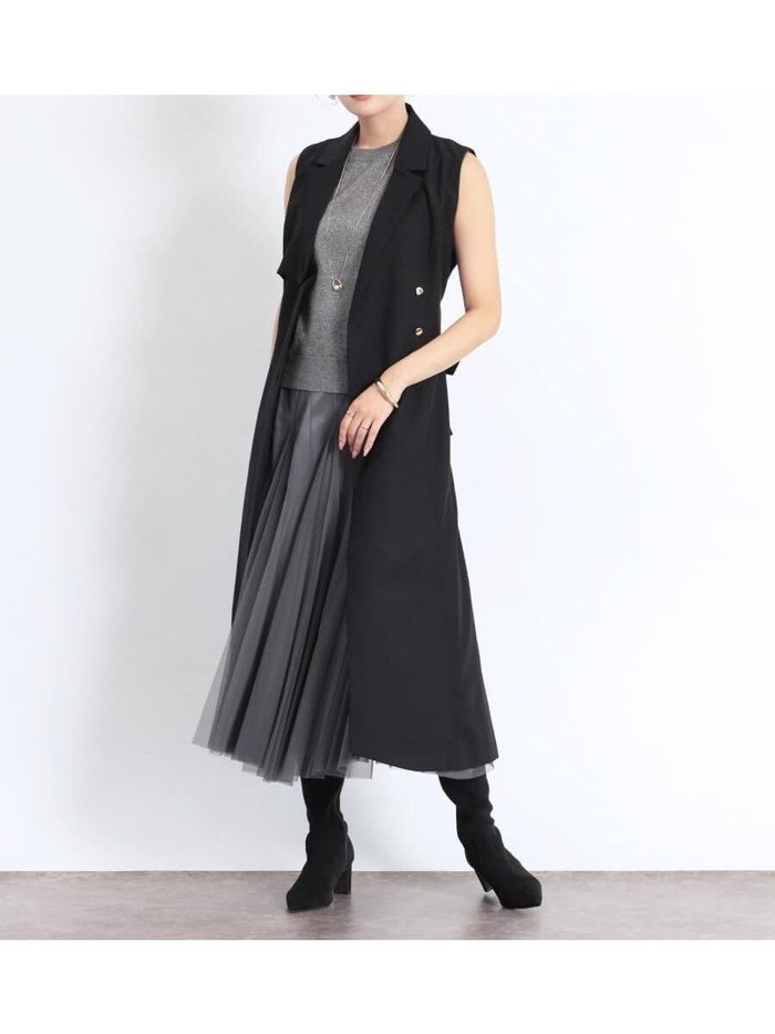 【ヴァン/Vin】のアンティークボタンジレワンピ インテリア・キッズ・メンズ・レディースファッション・服の通販 founy(ファニー) https://founy.com/ ファッション Fashion レディースファッション Fashion for Women アウター Coat / Outerwear Collection クラシカル Classical, Vintage-Inspired ロング Long, Long-Length |ID: prp329100004783736 ipo3291000000035012069