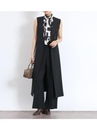 【ヴァン/Vin】のアシンメトリーラペルジレワンピース 人気、トレンドファッション・服の通販 founy(ファニー) ファッション Fashion レディースファッション Fashion for Women アウター Coat / Outerwear Collection おすすめ Recommended / Our Picks アシンメトリー Asymmetrical Style デニム Denim, Jeans Material フロント Front, Front Design メランジ Melange, Mixed Yarn ロング Long, Long-Length thumbnail ブラック|ID: prp329100004783738 ipo3291000000035179137