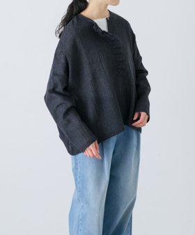 【かぐれ/kagure / URBAN RESEARCH】のウールワイドフリルプルオーバー 人気、トレンドファッション・服の通販 founy(ファニー) ファッション Fashion レディースファッション Fashion for Women トップス・カットソー Cut & Sew Tops カジュアルプルオーバー・ニットトップス Pullovers & Knit Tops / Casual Pullovers 2025年 2025 2025-2026秋冬・A/W Autumn/Winter 2025–26 AW25–26 冬 Winter / This Winter おすすめ Recommended / Our Picks コンパクト Compact, Small Size ジャケット Jacket, Outerwear パターン Pattern, Design Print フリル Frill, Ruffle ワイド Wide, Wide Fit ワッシャー Washer, Crinkled Finish A/W・秋冬 Autumn/Winter |ID:prp329100004783757