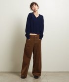 【ユナイテッドアローズ/UNITED ARROWS】のATTISESSION ウールカシミヤ Vネック プルオーバーニット NAVY|ID: prp329100004783775 ipo3291000000034772710