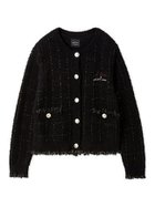 【ジェラート ピケ/gelato pique】の【JOEL ROBUCHON】ツイードモコクルーネックカーディガン BLK[009]|ID: prp329100004783801 ipo3291000000034821740