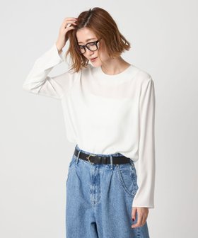 【ユナイテッドアローズ/UNITED ARROWS】のconte バックジップ クルーネック ブラウス 人気、トレンドファッション・服の通販 founy(ファニー) ファッション Fashion レディースファッション Fashion for Women トップス・カットソー Cut & Sew Tops シャツ・ブラウス・オフィスカジュアル Elegant Blouses & Button-Ups バッグ Bags おすすめ Recommended / Our Picks インナー Innerwear カットソー Cut and Sewn Top カフス Cuff Design シンプル Simple, Minimal |ID:prp329100004783802