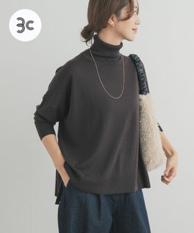 【アーバンリサーチ ドアーズ/URBAN RESEARCH DOORS】のウォッシャブルウールタートルネックワイドプルオーバー 人気、トレンドファッション・服の通販 founy(ファニー) ファッション Fashion レディースファッション Fashion for Women トップス・カットソー Cut & Sew Tops カジュアルプルオーバー・ニットトップス Pullovers & Knit Tops / Casual Pullovers タートルネック・ハイネックトップス Turtlenecks & High-Neck Tops 洗える Machine Washable スリット Slit, Slit Detail タートル Turtleneck, Turtle Collar フロント Front, Front Design ベーシック Basic, Essential ワイド Wide, Wide Fit A/W・秋冬 Autumn/Winter 冬 Winter / This Winter おすすめ Recommended / Our Picks エレガント 上品 Elegant 2025年 2025 2025-2026秋冬・A/W Autumn/Winter 2025–26 AW25–26 |ID:prp329100004783809