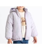 【ベベ オンライン ストア/BEBE ONLINE STORE / KIDS】の無地プリント柄リバーシブルコート(80~130cm) パープル×パープル系|ID: prp329100004783857 ipo3291000000035044252