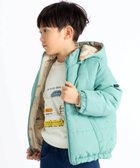 【ベベ オンライン ストア/BEBE ONLINE STORE / KIDS】の無地プリント柄リバーシブルコート(80~130cm) グリーン×ベージュ系|ID: prp329100004783857 ipo3291000000035044255