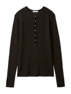 【ミラオーウェン/Mila Owen】のベロアヘンリーネックリブニット BRW[058]|ID: prp329100004783877 ipo3291000000034833010