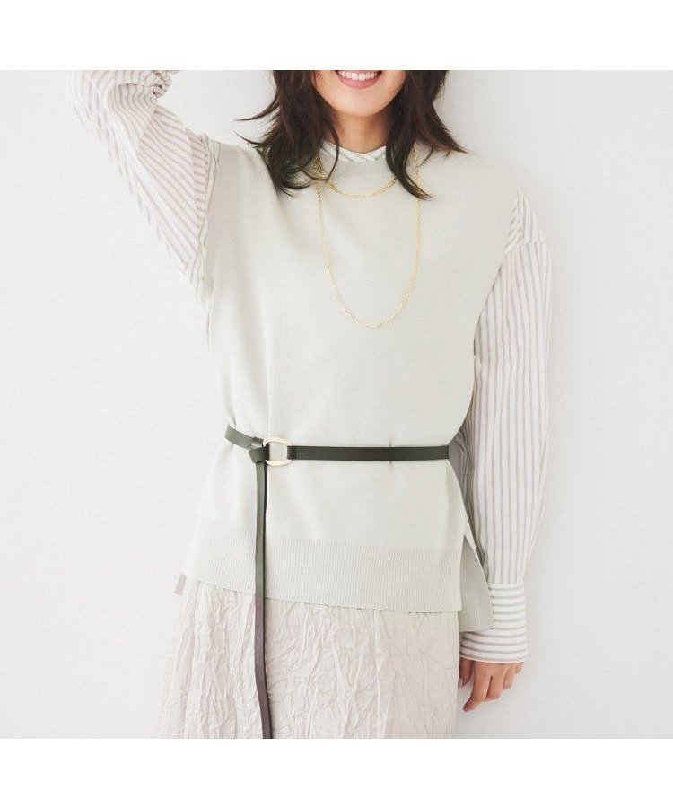 【アンタイトル/UNTITLED】の【アンサンブル可能】ニットベスト インテリア・キッズ・メンズ・レディースファッション・服の通販 founy(ファニー) ファッション Fashion レディースファッション Fashion for Women アウター Coat / Outerwear Collection トップス・カットソー Cut & Sew Tops ニット Knit Tops & Sweaters アンサンブルニット Knit Ensembles & Twin Sets ベスト&ジレ / 重ね着スタイル Vests & Gilets アンサンブル Ensemble Set インナー Innerwear カーディガン Cardigan, Knitwear シンプル Simple, Minimal ジャケット Jacket, Outerwear スカーフ Scarf, Neckwear スマート Smart, Elegant スリット Slit, Slit Detail ノースリーブ Sleeveless, No-Sleeve ベスト Vest, Waistcoat おすすめ Recommended / Our Picks グレージュ|ID: prp329100004783879 ipo3291000000034721101