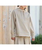 【イッカ/ikka / KIDS】の【洗濯機で洗える/親子コーデ】GOKU楽鹿の子ダンボールサイドジッププルオーバー(120~160cm) ベージュ|ID: prp329100004783917 ipo3291000000034721589