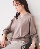 【アンタイトル/UNTITLED】の【アンサンブル可能/洗える】シルクウールカシミヤ Vネックニット トープ|ID: prp329100004783934 ipo3291000000034721790