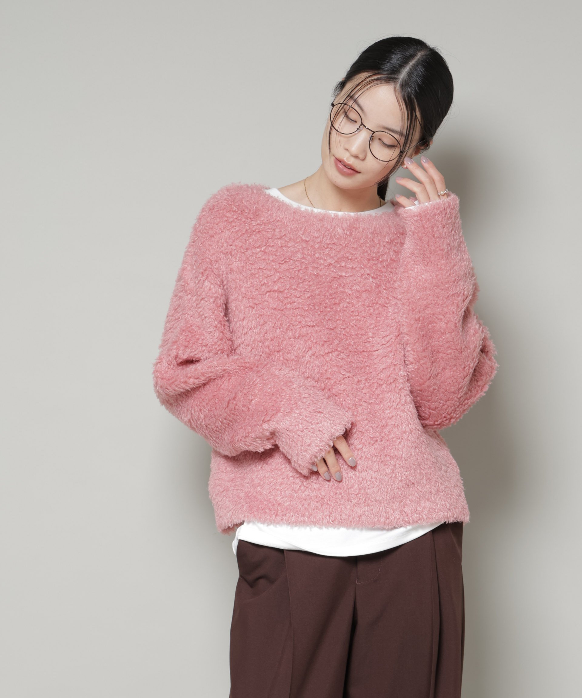 【ナノ ユニバース/nano universe】のクロップドワイド起毛加工ニットトップス 人気、トレンドファッション・服の通販 founy(ファニー) 　ファッション　Fashion　レディースファッション　Fashion for Women　トップス・カットソー　Cut & Sew Tops　ニット　Knit Tops & Sweaters　インナー　Innerwear　ウォッシャブル　Machine Washable　クロップド　Cropped, Short Length　コンパクト　Compact, Small Size　ボトム　Bottoms, Lower Wear　ロング　Long, Long-Length　ワイド　Wide, Wide Fit　A/W・秋冬　Autumn/Winter　アウトレット　Outlet / Clearance　おすすめ　Recommended / Our Picks　2025年　2025　2025-2026秋冬・A/W　Autumn/Winter 2025–26 AW25–26　 other-1|ID: prp329100004783940 ipo3291000000034721883