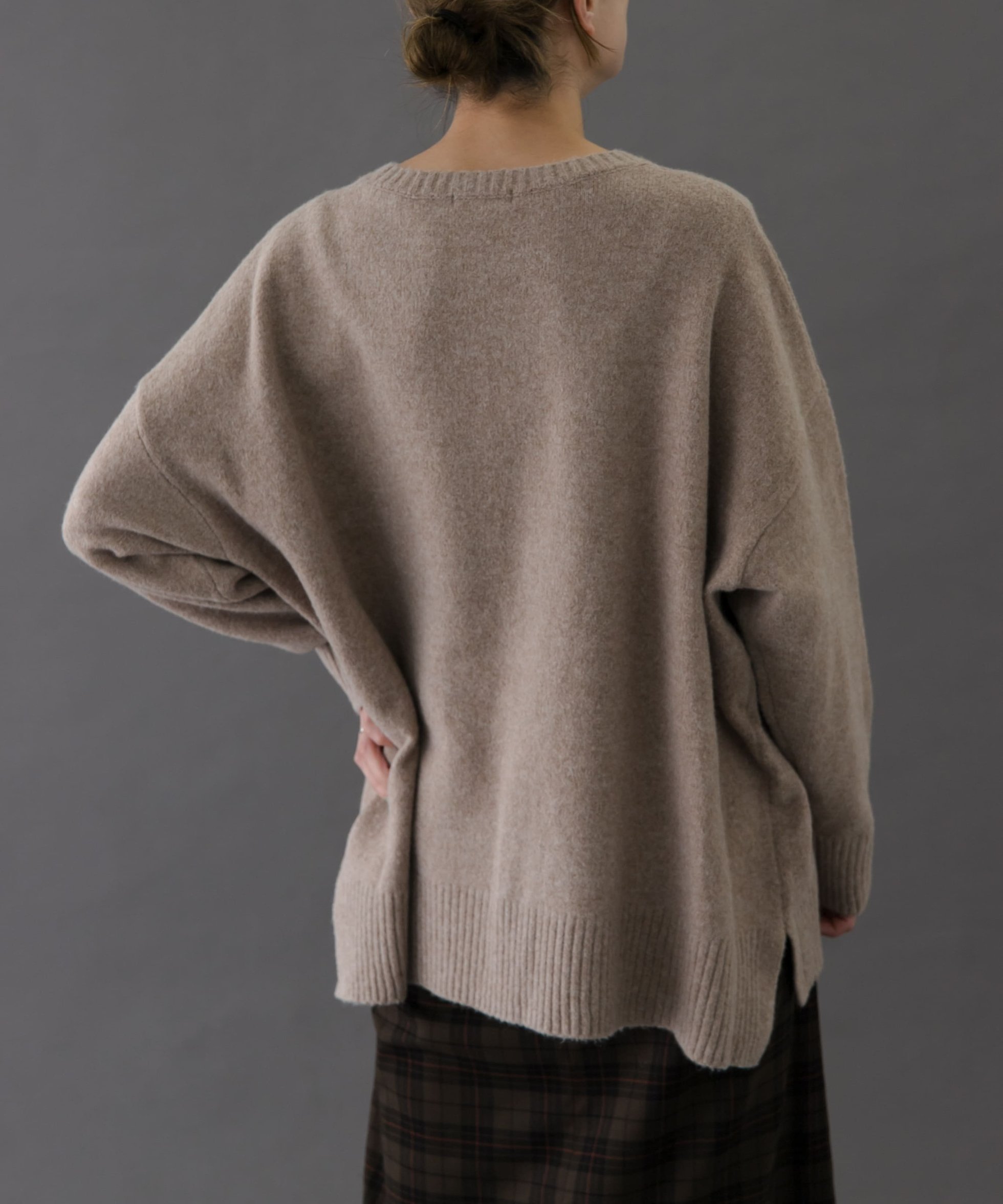 【アーバンリサーチ ドアーズ/URBAN RESEARCH DOORS】のFORK SPOON コットンブレンドチュニックニット 人気、トレンドファッション・服の通販 founy(ファニー) 　ファッション　Fashion　レディースファッション　Fashion for Women　トップス・カットソー　Cut & Sew Tops　ニット　Knit Tops & Sweaters　2025年　2025　2025-2026秋冬・A/W　Autumn/Winter 2025–26 AW25–26　冬　Winter / This Winter　なめらか　Smooth, Silky Texture　コンパクト　Compact, Small Size　チュニック　Tunic, Long Top　ベーシック　Basic, Essential　ワイド　Wide, Wide Fit　A/W・秋冬　Autumn/Winter　 other-1|ID: prp329100004783945 ipo3291000000034986645