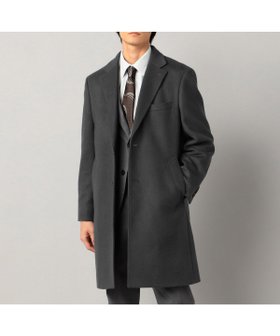 【コムサ メン/COMME CA / MEN】の尾州産 ウールビーバー チェスターコート 人気、トレンドファッション・服の通販 founy(ファニー) ファッション Fashion メンズファッション Fashion for Men なめらか Smooth, Silky Texture ジャケット Jacket, Outerwear スーツ Suit, Formalwear チェスターコート Chester Coat, Long Coat |ID:prp329100004783952