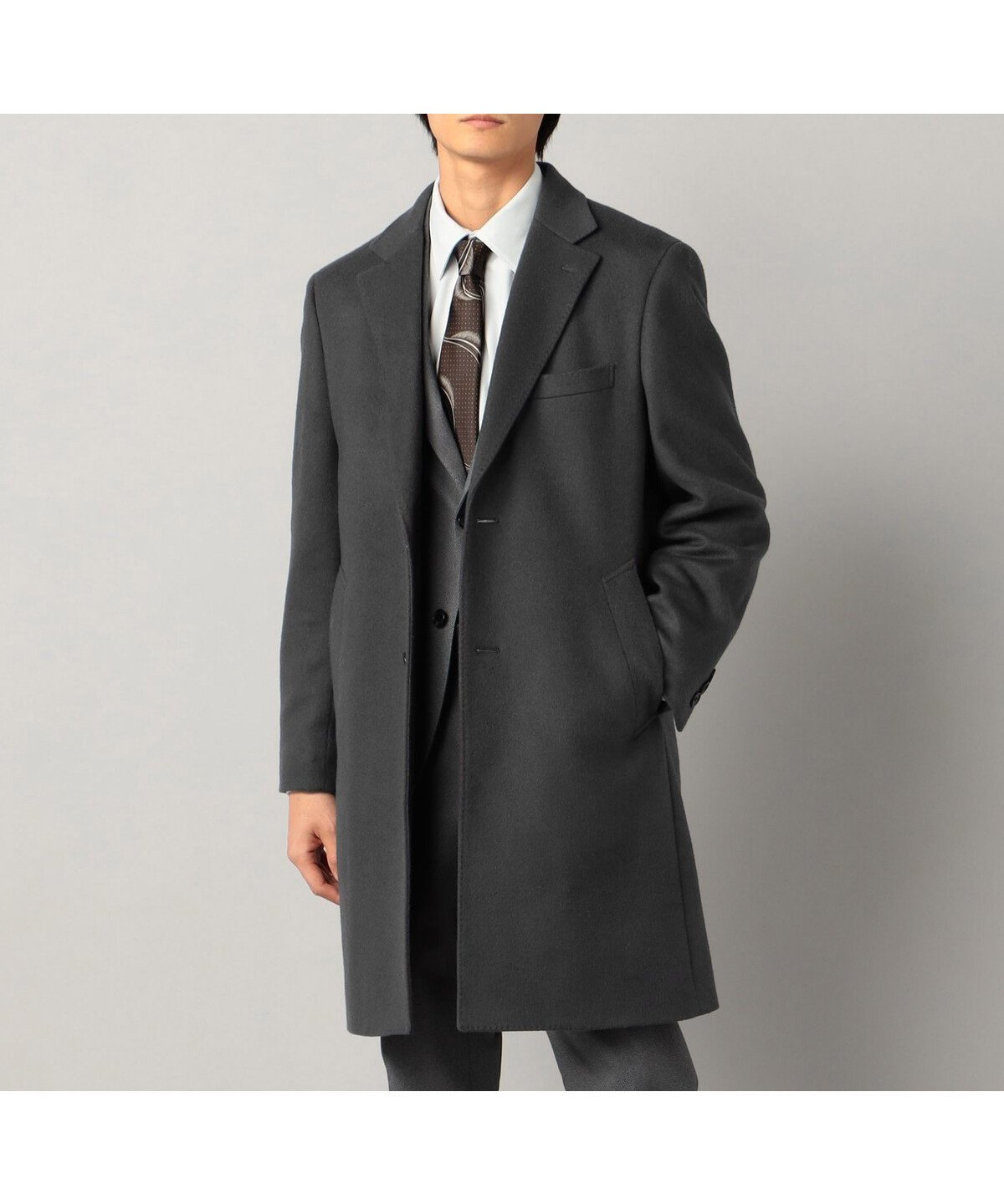 【コムサ メン/COMME CA / MEN】の尾州産 ウールビーバー チェスターコート 人気、トレンドファッション・服の通販 founy(ファニー) 　ファッション　Fashion　メンズファッション　Fashion for Men　なめらか　Smooth, Silky Texture　ジャケット　Jacket, Outerwear　スーツ　Suit, Formalwear　チェスターコート　Chester Coat, Long Coat　 other-1|ID: prp329100004783952 ipo3291000000035095866