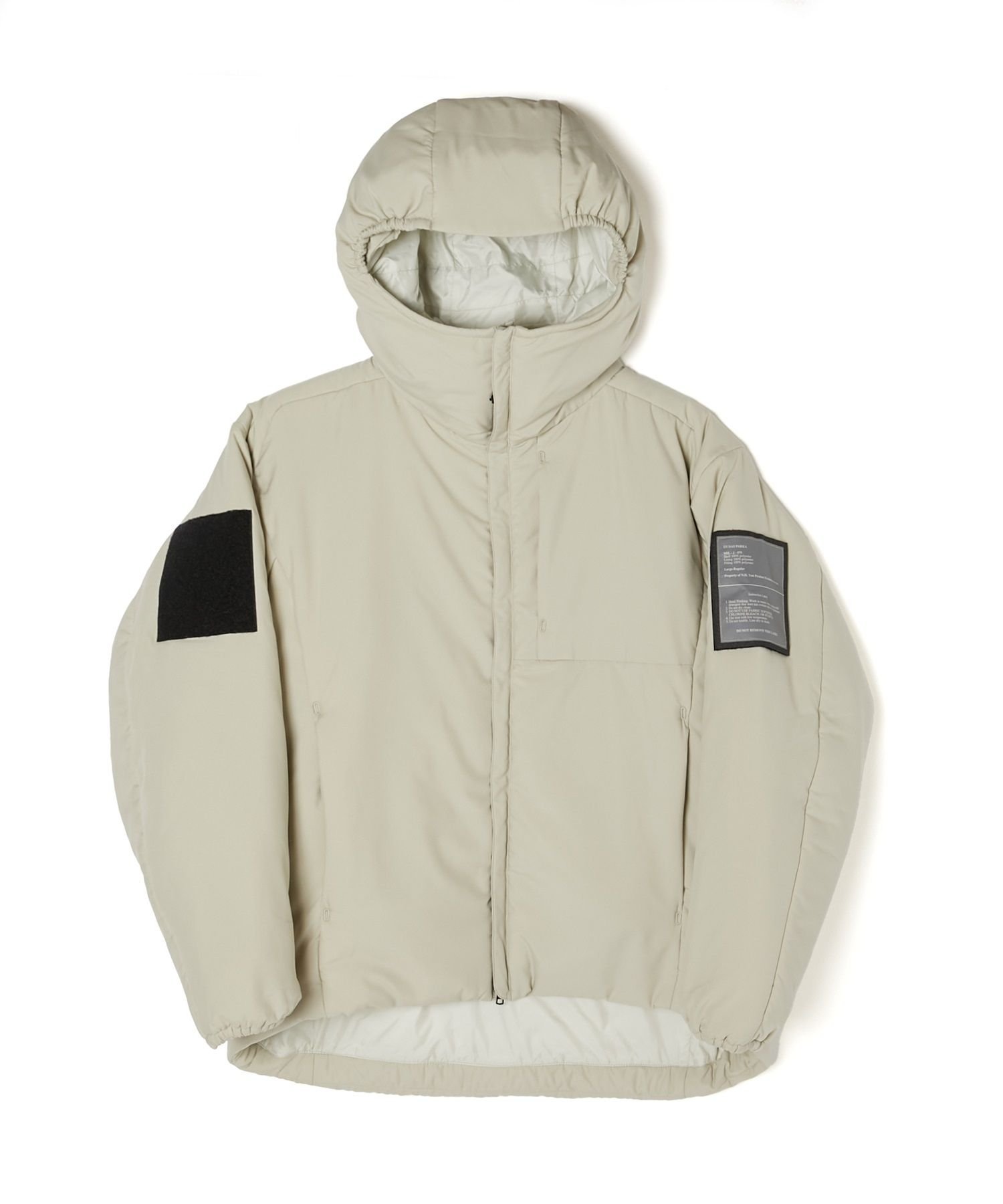 【エヌ.ハリウッド/N.HOOLYWOOD / MEN】のHOODIE BLOUSON インテリア・キッズ・メンズ・レディースファッション・服の通販 founy(ファニー) ファッション Fashion メンズファッション Fashion for Men コーティング Coating, Coated Finish スピンドル Spindle, Drawcord ハンド Hand, Handmade フィット Fit, Slim Fit フロント Front, Front Design ボックス Boxy, Box Shape ポケット Pocket, Pocket Detail ラウンド Round, Round Neck BEIGE|ID: prp329100004783953 ipo3291000000034794715