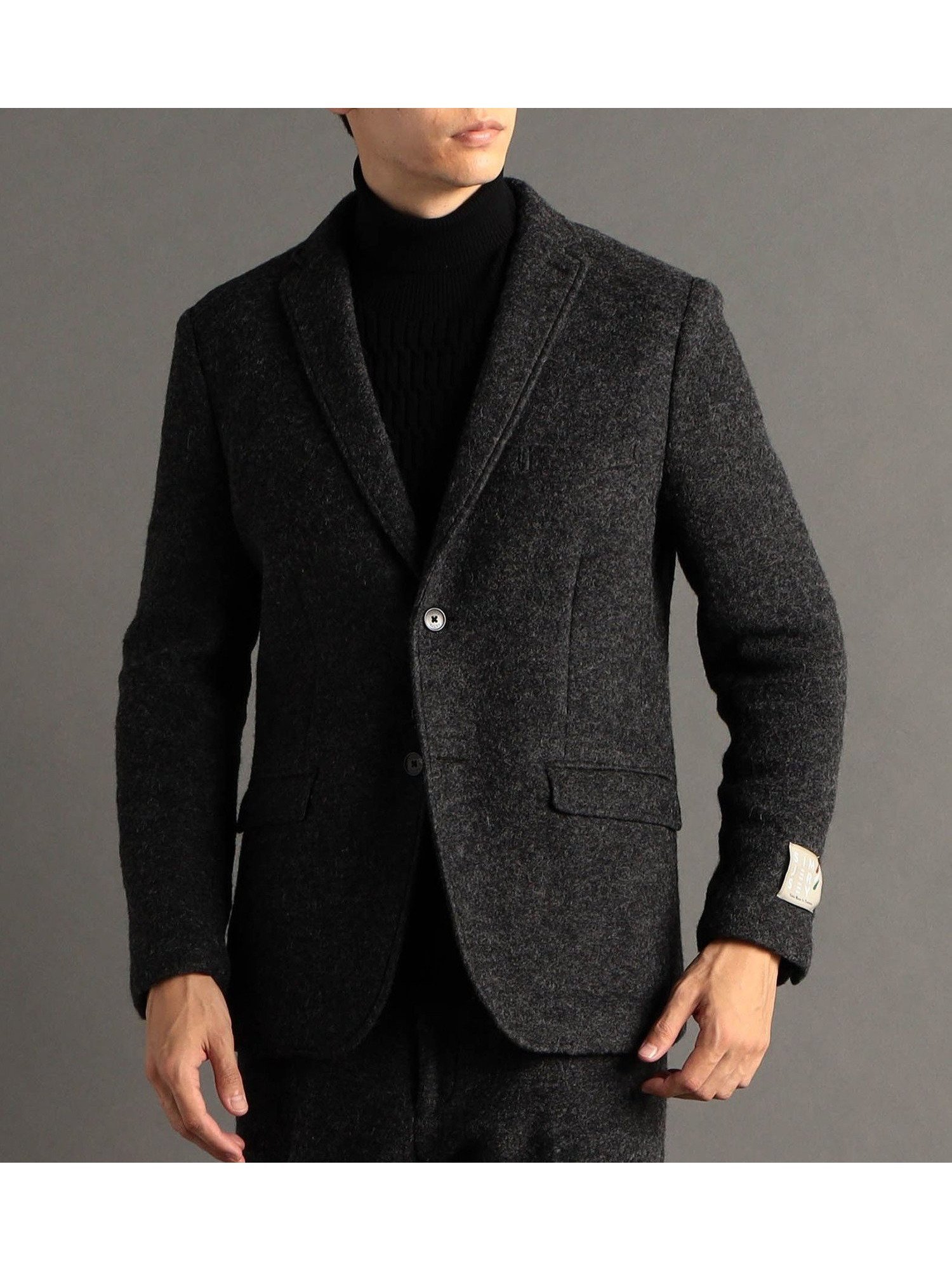 【ニコル/NICOLE / MEN】の【ex/tra】ウールジャージ ジャケット インテリア・キッズ・メンズ・レディースファッション・服の通販 founy(ファニー) ファッション Fashion メンズファッション Fashion for Men イタリア Italy エアリー Airy Texture ジャケット Jacket, Outerwear スマート Smart, Elegant スラックス Slacks, Dress Pants セットアップ Set-Up, Coordinated Outfit ポケット Pocket, Pocket Detail 49ブラック|ID: prp329100004784008 ipo3291000000034722778