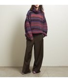 【ユナイテッドアローズ/UNITED ARROWS】のATTISESSION スペースダイ タートルネックニット 人気、トレンドファッション・服の通販 founy(ファニー) ファッション Fashion レディースファッション Fashion for Women トップス・カットソー Cut & Sew Tops ニット Knit Tops & Sweaters タートルネック・ハイネックトップス Turtlenecks & High-Neck Tops アクリル Acrylic Material コーデュロイ Corduroy, Cord Fabric タートルネック Turtleneck, High Neck バランス Balance, Style Balance ボーダー Border, Stripe マフラー Scarf, Muffler リラックス Relax, Relaxed Fit ルーズ Loose, Oversized ワイド Wide, Wide Fit アウトレット Outlet / Clearance おすすめ Recommended / Our Picks thumbnail PURPLE|ID: prp329100004784081 ipo3291000000034967056