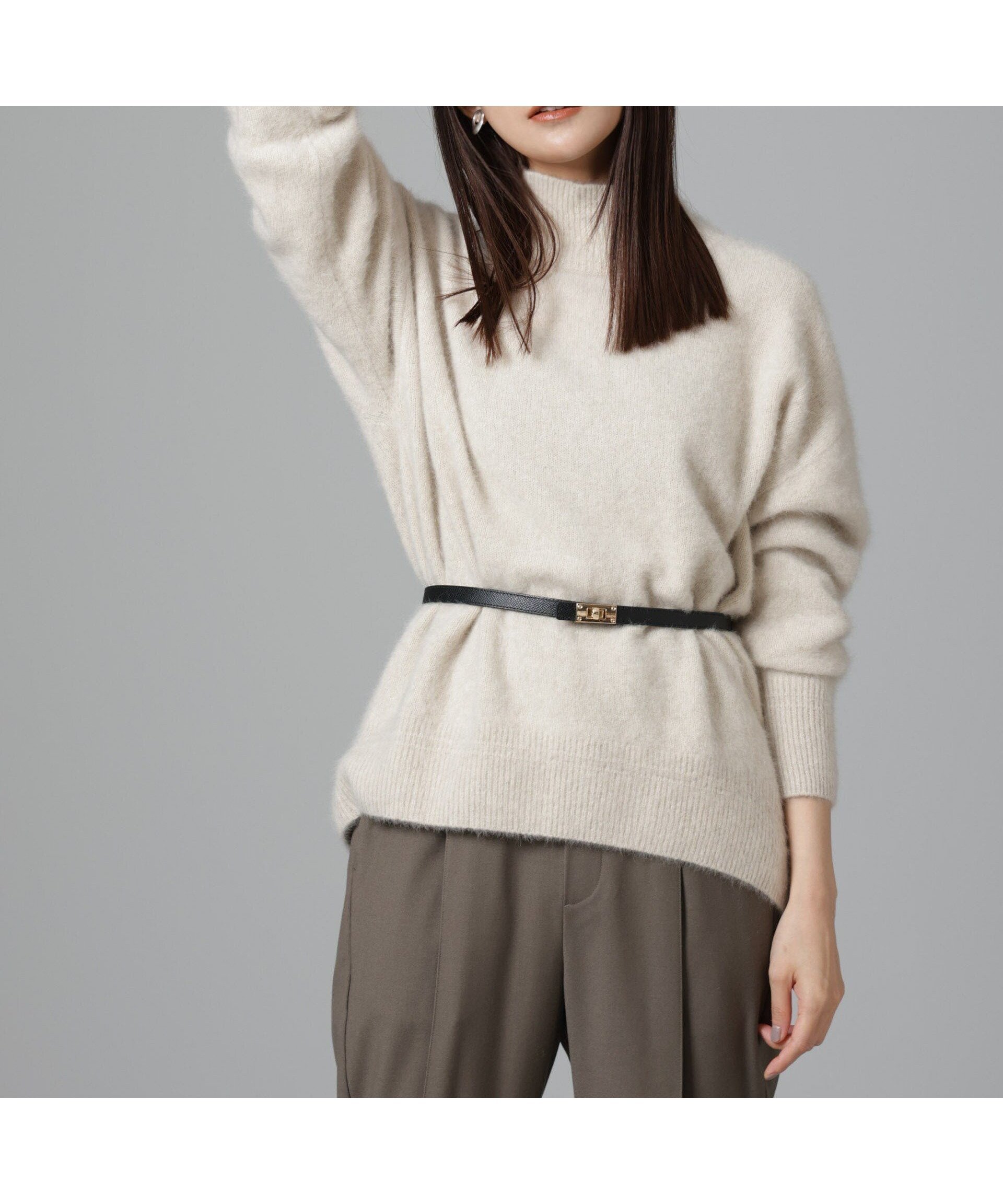 【ナノ ユニバース/nano universe】のウォッシャブルフォックスタートルネックプルオーバー インテリア・キッズ・メンズ・レディースファッション・服の通販 founy(ファニー) 　ファッション　Fashion　レディースファッション　Fashion for Women　トップス・カットソー　Cut & Sew Tops　カジュアルプルオーバー・ニットトップス　Pullovers & Knit Tops / Casual Pullovers　タートルネック・ハイネックトップス　Turtlenecks & High-Neck Tops　ウォッシャブル　Machine Washable　洗える　Machine Washable　今季　This Season, Current Season　タートルネック　Turtleneck, High Neck　人気　Popular, Best Seller　ハイネック　High Neck, Mock Neck　フォックス　Fox, Fox Fur　フォルム　Silhouette, Form　おすすめ　Recommended / Our Picks　2024年　2024　2024-2025秋冬・A/W　Autumn/Winter 2024–25 AW24–25　アイボリー7|ID: prp329100004784086 ipo3291000000034723917