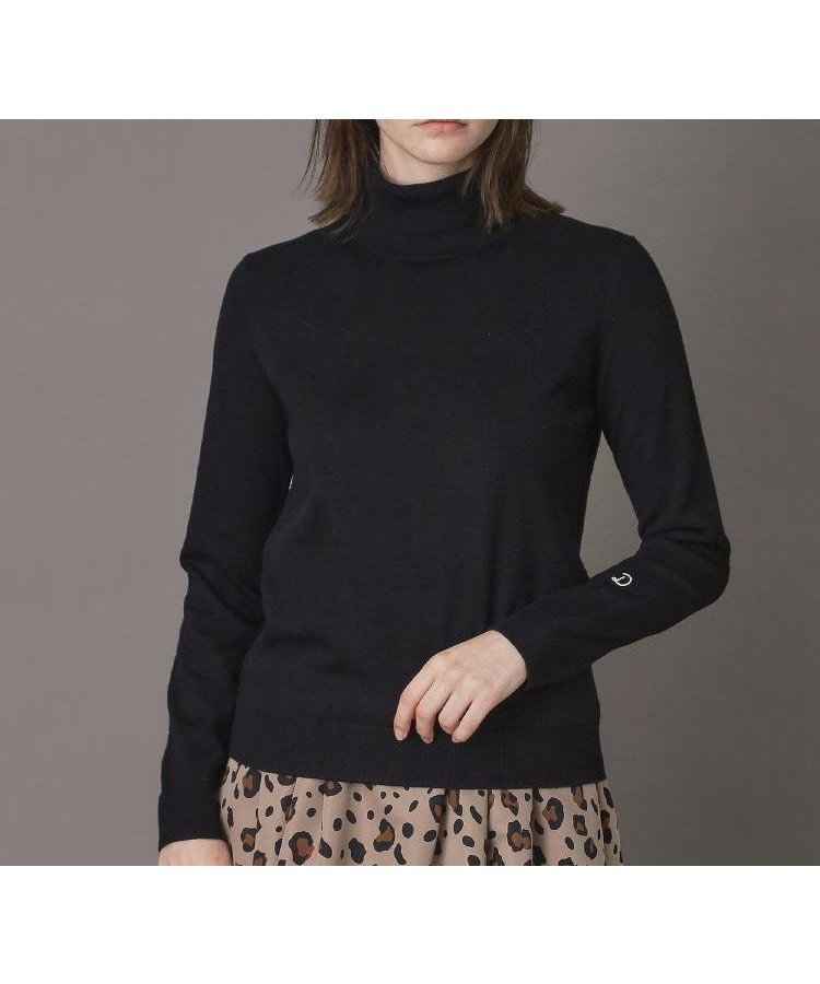 【ドレステリア/DRESSTERIOR】の【CLASSY.12月号/otonaMUSE11月号掲載】ウールブレンド天竺タートルニット インテリア・キッズ・メンズ・レディースファッション・服の通販 founy(ファニー) 　雑誌掲載アイテム　Magazine Picks & Fashion Features　ファッション雑誌　Fashion Magazines　クラッシィ　CLASSY.　オトナミューズ　otona MUSE　ファッション　Fashion　レディースファッション　Fashion for Women　トップス・カットソー　Cut & Sew Tops　ニット　Knit Tops & Sweaters　11月号　November Issue　12月号　December Issue　シンプル　Simple, Minimal　スマート　Smart, Elegant　雑誌　Magazine, Fashion Magazine　タートル　Turtleneck, Turtle Collar　タートルネック　Turtleneck, High Neck　なめらか　Smooth, Silky Texture　ワンポイント　One Point, Statement Accent　ブラック|ID: prp329100004784087 ipo3291000000034723925