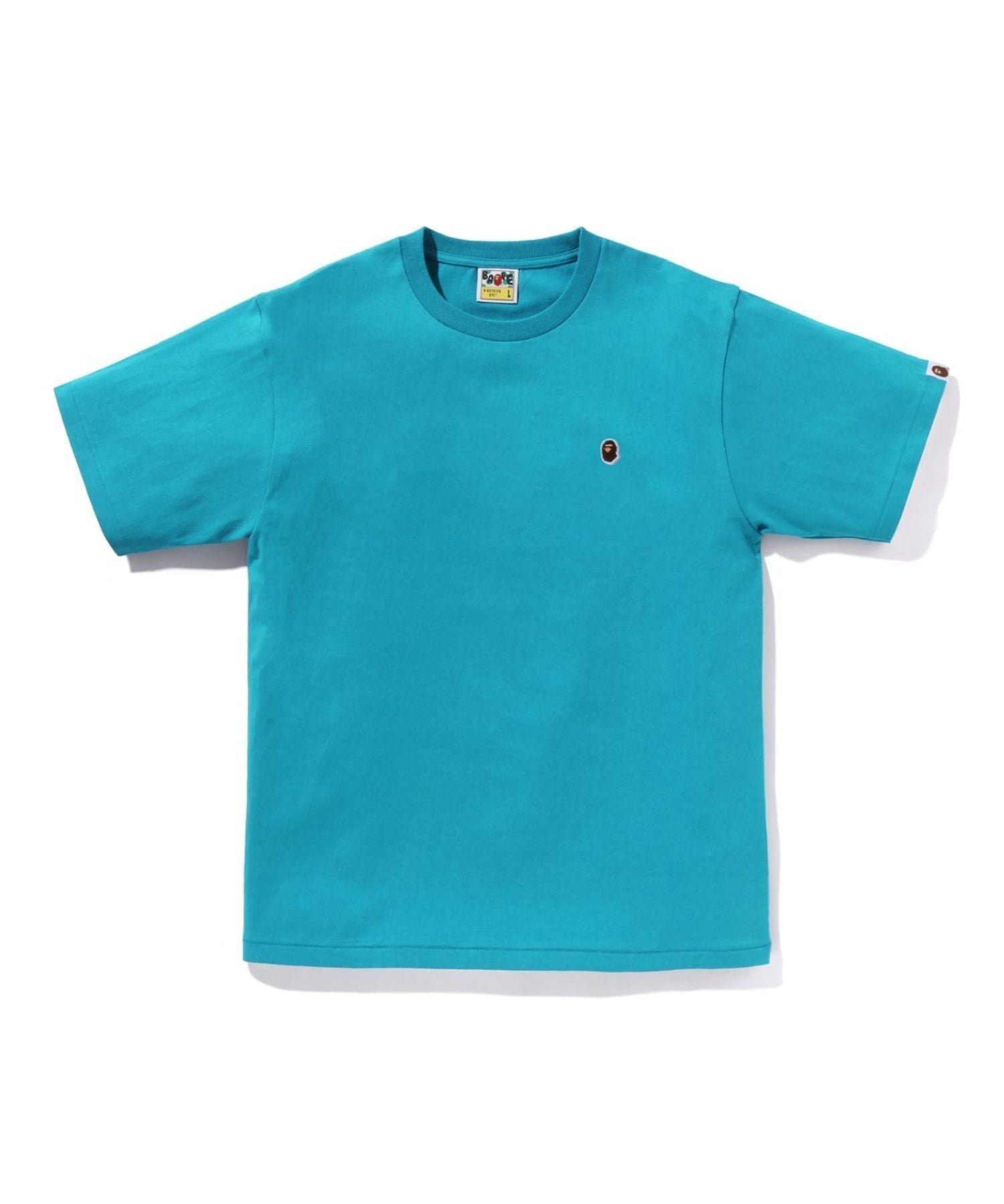 【ア ベイシング エイプ/A BATHING APE】のONE POINT TEE M インテリア・キッズ・メンズ・レディースファッション・服の通販 founy(ファニー) ファッション Fashion レディースファッション Fashion for Women ショート Short, Short Length スリーブ Sleeve, Long Sleeve / Short Sleeve ベーシック Basic, Essential BLUE|ID: prp329100004784091 ipo3291000000034973253