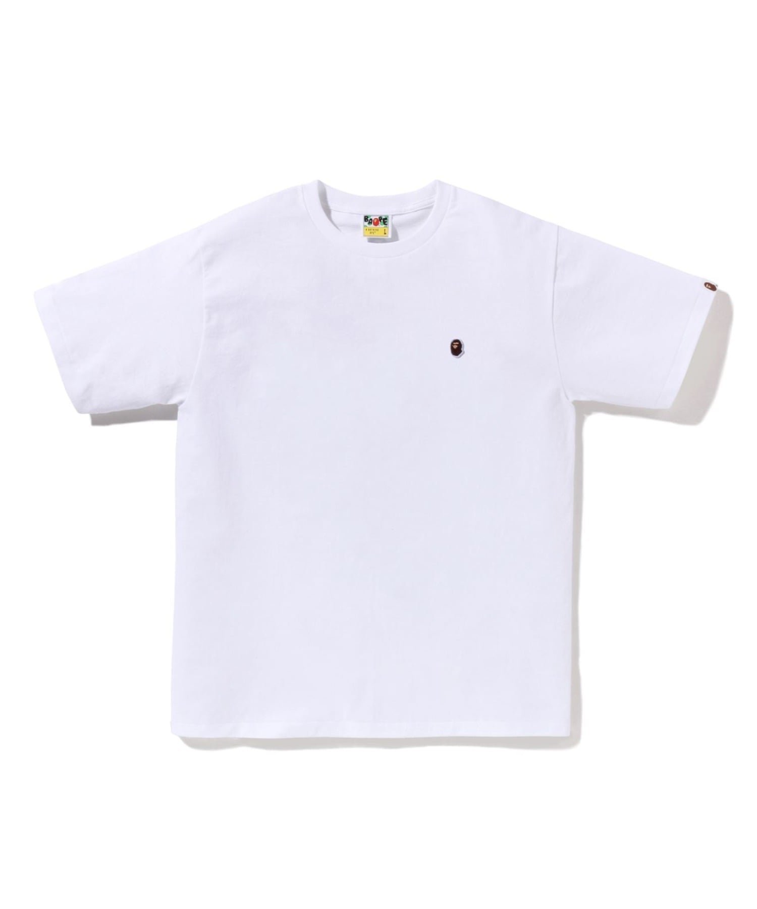 【ア ベイシング エイプ/A BATHING APE】のONE POINT TEE M インテリア・キッズ・メンズ・レディースファッション・服の通販 founy(ファニー) ファッション Fashion レディースファッション Fashion for Women ショート Short, Short Length スリーブ Sleeve, Long Sleeve / Short Sleeve ベーシック Basic, Essential WHITE|ID: prp329100004784091 ipo3291000000034973262