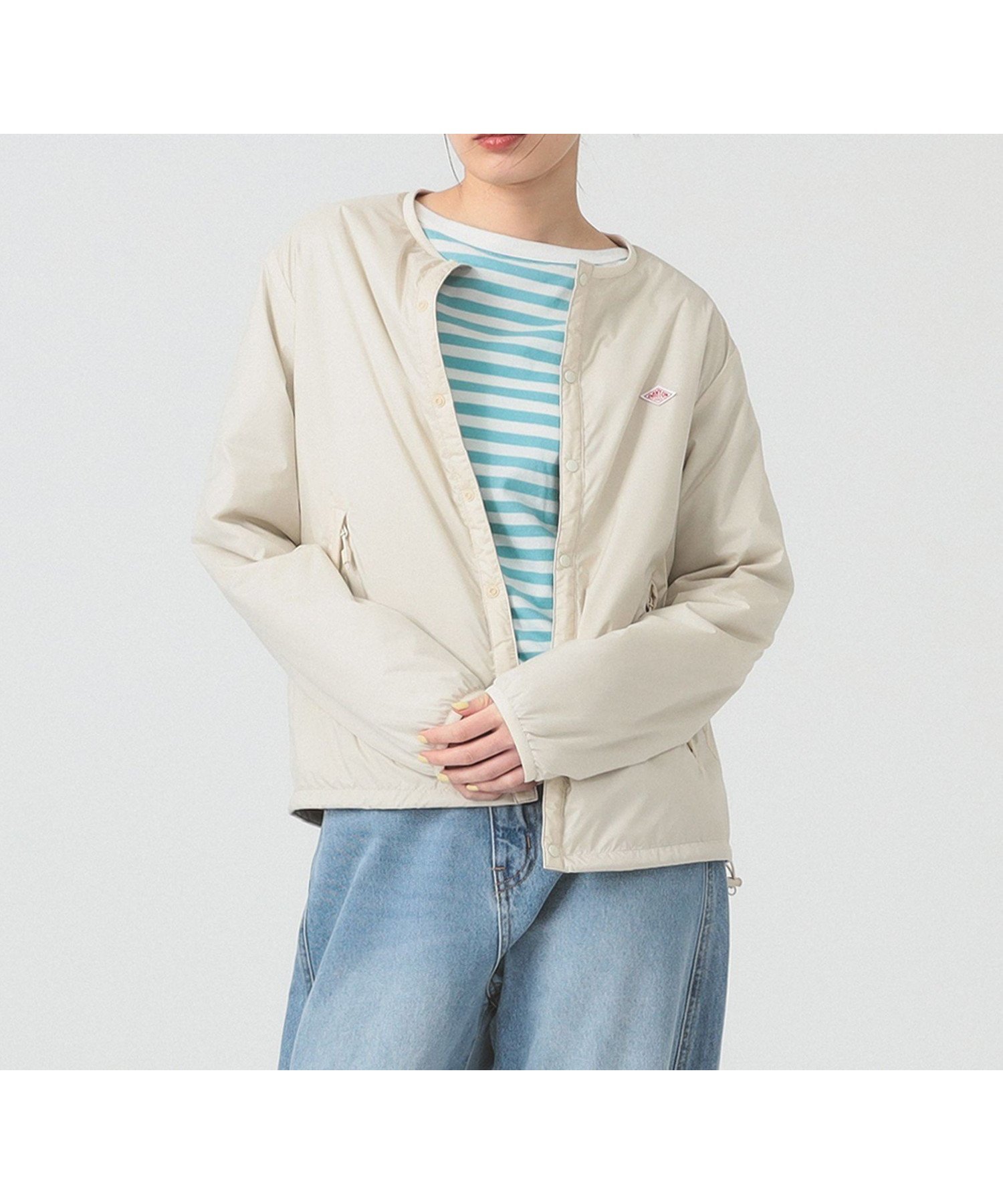 【ビームス ウイメン/BEAMS】のDANTON / インサレーションジャケット インテリア・キッズ・メンズ・レディースファッション・服の通販 founy(ファニー) ファッション Fashion レディースファッション Fashion for Women アウター Coat / Outerwear Collection レディースジャケット・軽アウター Jackets インナー Innerwear シンプル Simple, Minimal ジャケット Jacket, Outerwear フォルム Silhouette, Form フランス France, French ワーク Workwear, Utility Style 軽量 Lightweight, Ultra Light IVORY|ID: prp329100004784223 ipo3291000000035168230