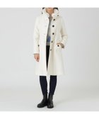 【ブルーレーベル クレストブリッジ/BLUE LABEL CRESTBRIDGE】のファインダブルビーバースタンドカラーコート 人気、トレンドファッション・服の通販 founy(ファニー) ファッション Fashion レディースファッション Fashion for Women アウター Coat / Outerwear Collection コート・ロングコート・ピーコート Long Coats, Peacoats & More スタンド Stand Collar, Upright Stand ダブル Double, Double-Breasted フィット Fit, Slim Fit フレア Flare, Flared プリーツ Pleats, Pleated ボックス Boxy, Box Shape ヨーク Yoke, Yoke Design 定番 Standard, Basic Item thumbnail ホワイト|ID: prp329100004784227 ipo3291000000034880701