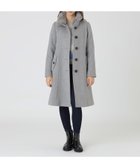 【ブルーレーベル クレストブリッジ/BLUE LABEL CRESTBRIDGE】のファインダブルビーバースタンドカラーコート 人気、トレンドファッション・服の通販 founy(ファニー) ファッション Fashion レディースファッション Fashion for Women アウター Coat / Outerwear Collection コート・ロングコート・ピーコート Long Coats, Peacoats & More スタンド Stand Collar, Upright Stand ダブル Double, Double-Breasted フィット Fit, Slim Fit フレア Flare, Flared プリーツ Pleats, Pleated ボックス Boxy, Box Shape ヨーク Yoke, Yoke Design 定番 Standard, Basic Item thumbnail グレー|ID: prp329100004784227 ipo3291000000034880703