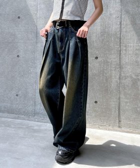 【ページボーイ/PAGEBOY】の【WEB限定サイズあり】タックデニムパンツ 人気、トレンドファッション・服の通販 founy(ファニー) ファッション Fashion レディースファッション Fashion for Women パンツ Pants & Trousers デニムパンツ・ジーンズ・美脚デニム Denim Jeans & Pants おすすめ Recommended / Our Picks デニム Denim, Jeans Material フロント Front, Front Design ワイド Wide, Wide Fit |ID:prp329100004784234