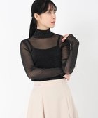 【ストロベリーフィールズ/STRAWBERRY FIELDS】のナイロンラメチュールカットソー 人気、トレンドファッション・服の通販 founy(ファニー) ファッション Fashion レディースファッション Fashion for Women トップス・カットソー Cut & Sew Tops カットソー・ベーシックTシャツ Cut-and-Sewn Tops / Stretch Tees & Basics thumbnail ブラック2|ID: prp329100004784246 ipo3291000000034872547