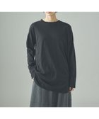 【カレンソロジー/Curensology】のシャツテイルロングTシャツ 人気、トレンドファッション・服の通販 founy(ファニー) ファッション Fashion レディースファッション Fashion for Women トップス・カットソー Cut & Sew Tops シャツ・ブラウス・オフィスカジュアル Elegant Blouses & Button-Ups ロングTシャツ・Tシャツ Longline T-Shirts & Tees おすすめ Recommended / Our Picks エレガント 上品 Elegant thumbnail ブラック09|ID: prp329100004784249 ipo3291000000034726582