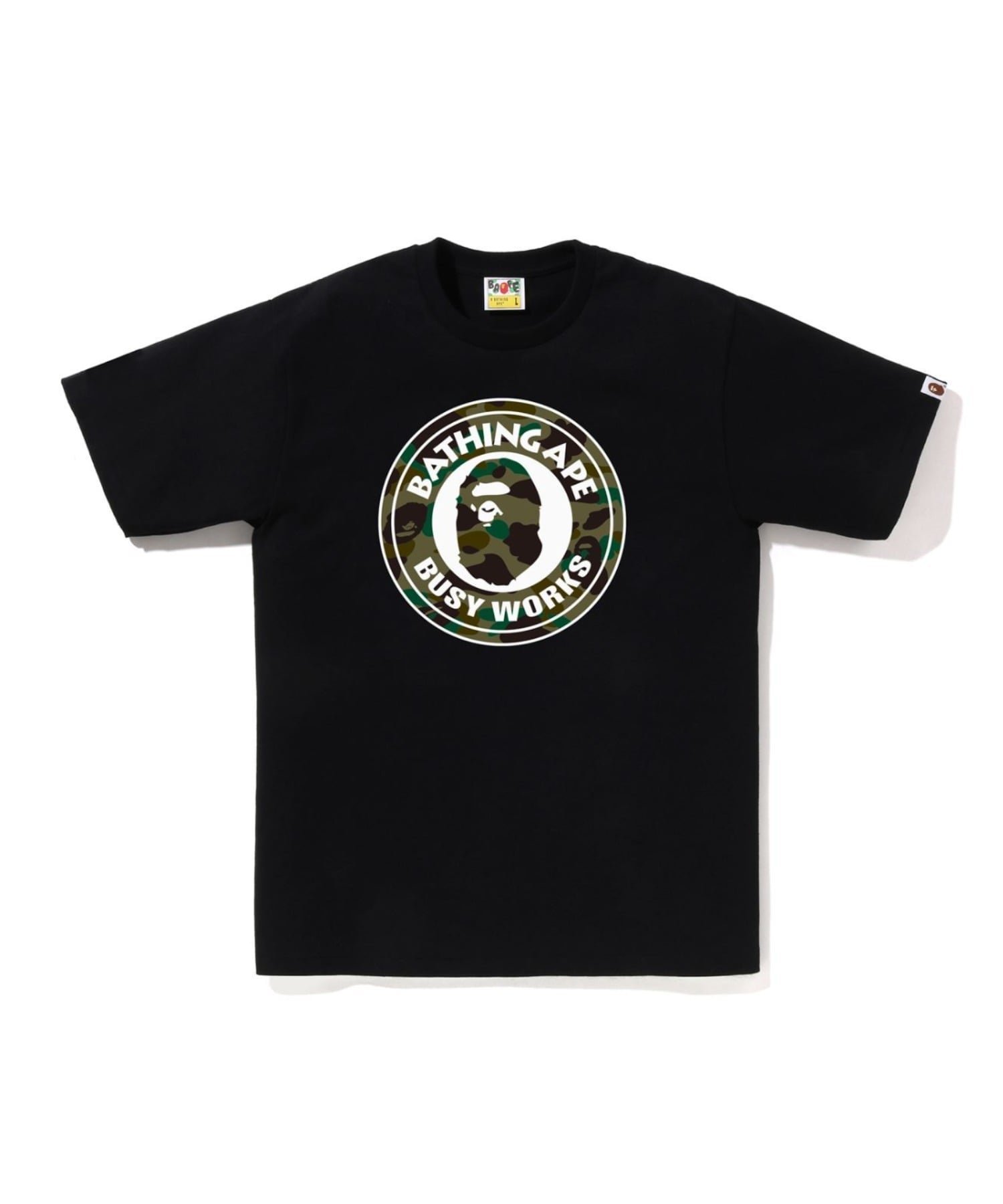 【ア ベイシング エイプ/A BATHING APE】の1ST CAMO BUSY WORKS TEE 人気、トレンドファッション・服の通販 founy(ファニー) 　ファッション　Fashion　レディースファッション　Fashion for Women　インナー　Innerwear　オレンジ　Orange　クラシック　Classic, Timeless Style　コレクション　Collection, Seasonal Line　ショート　Short, Short Length　スリーブ　Sleeve, Long Sleeve / Short Sleeve　パターン　Pattern, Design Print　フロント　Front, Front Design　プリント　Print, Printed Pattern　モチーフ　Motif, Design Theme　ラバー　Rubber, Rubber Sole　A/W・秋冬　Autumn/Winter　 other-1|ID: prp329100004784252 ipo3291000000035181725