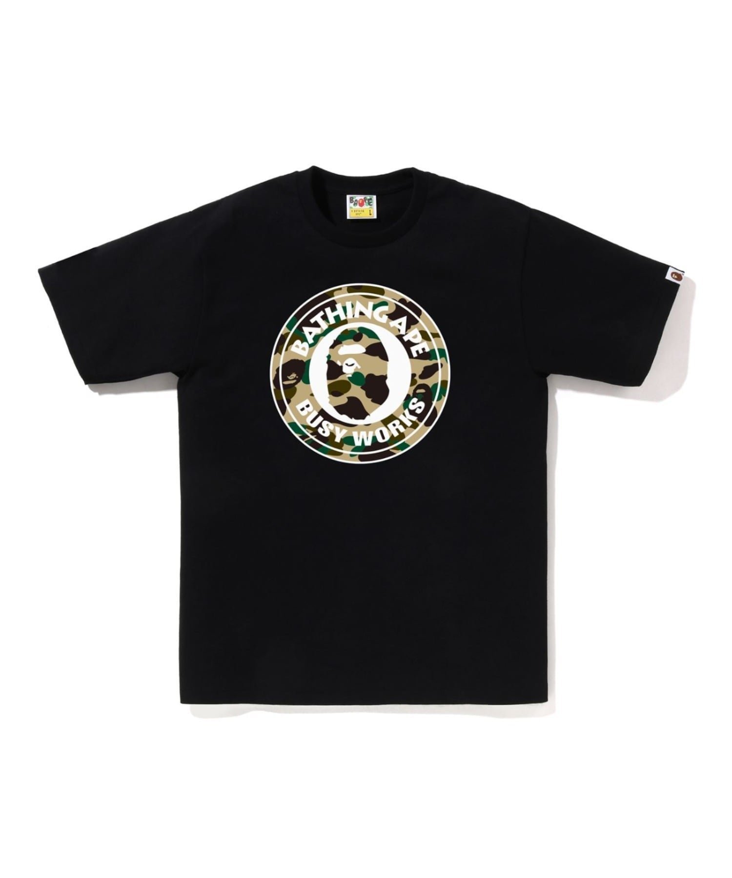 【ア ベイシング エイプ/A BATHING APE】の1ST CAMO BUSY WORKS TEE インテリア・キッズ・メンズ・レディースファッション・服の通販 founy(ファニー) 　ファッション　Fashion　レディースファッション　Fashion for Women　インナー　Innerwear　オレンジ　Orange　クラシック　Classic, Timeless Style　コレクション　Collection, Seasonal Line　ショート　Short, Short Length　スリーブ　Sleeve, Long Sleeve / Short Sleeve　パターン　Pattern, Design Print　フロント　Front, Front Design　プリント　Print, Printed Pattern　モチーフ　Motif, Design Theme　ラバー　Rubber, Rubber Sole　A/W・秋冬　Autumn/Winter　BKxYE|ID: prp329100004784252 ipo3291000000035181728