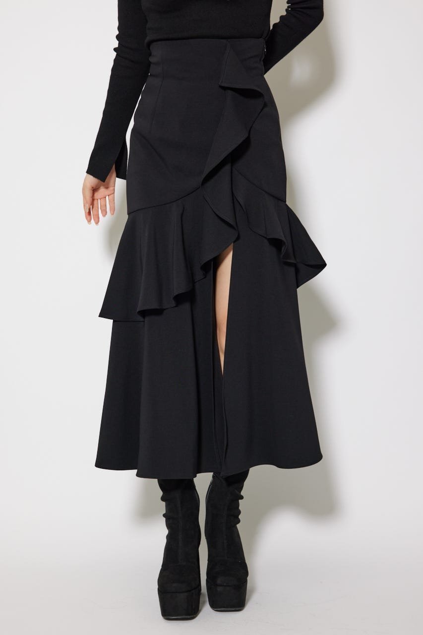 【リエンダ/rienda】のフリルスリットハイウエストスコートショートパンツ インテリア・キッズ・メンズ・レディースファッション・服の通販 founy(ファニー) ファッション Fashion レディースファッション Fashion for Women アウター Coat / Outerwear Collection コート・ロングコート・ピーコート Long Coats, Peacoats & More パンツ Pants & Trousers ショートパンツ・ハーフパンツ High-Waisted & Relaxed Shorts エレガント 上品 Elegant クール Cool, Chic ショート Short, Short Length スリット Slit, Slit Detail フェミニン Feminine, Girly フリル Frill, Ruffle 無地 Plain, Solid Color 再入荷 Restock / Back in Stock BLK|ID: prp329100004784256 ipo3291000000034893651