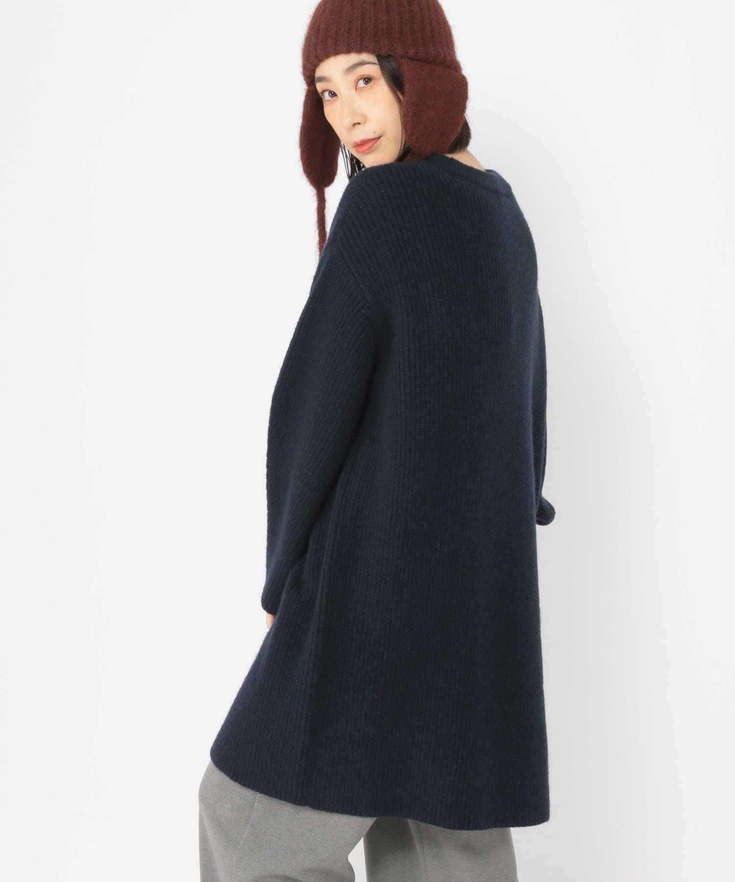 【スタディオ クリップ/studio CLIP】の5ゲージ片畔ミニワンピース インテリア・キッズ・メンズ・レディースファッション・服の通販 founy(ファニー) ファッション Fashion レディースファッション Fashion for Women ワンピース Dresses おすすめ Recommended / Our Picks シンプル Simple, Minimal チュニック Tunic, Long Top デニム Denim, Jeans Material ロング Long, Long-Length 畦 Ribbed Knit ネイビー88|ID: prp329100004784281 ipo3291000000034870393